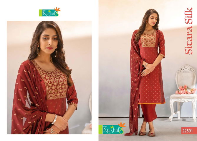 Kushals Sitara Readymade Designer Salwar Suits Catalog
